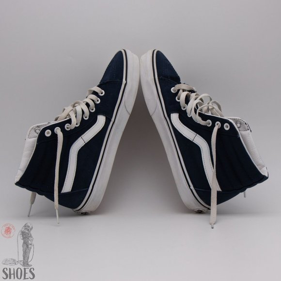Vans Blue Canvas High-Top - Women's 9.5 - Picture 9 of 13